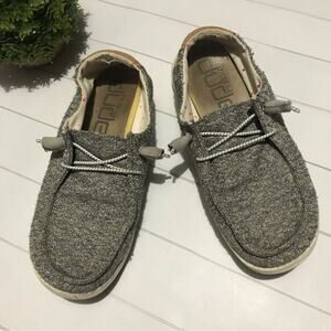 Hey Dude Wendy Slip On Shoes Sneakers Gray Mustard‎ Mix Women’s Size 7